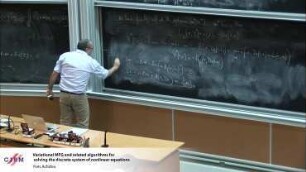 Numerical methods for mean field games - Lecture 3: Variational MFG and related algorithms for solving the discrete system of nonlinear equations