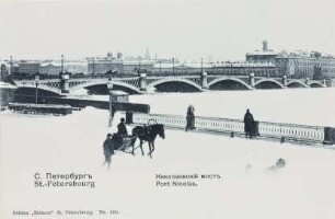 St.-Pétersbourg. Pont Nicolas [Russland 1904]