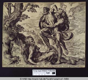 Hercules bekämpft Anthaeus