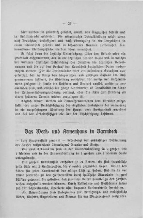 Das Werk- und Armenhaus in Barmbek