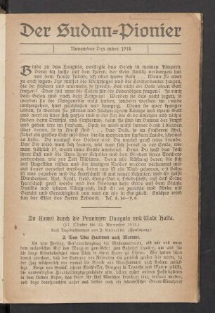 November-Dezember 1918