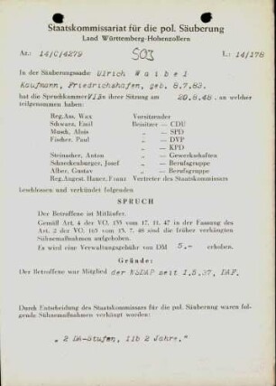 Waibel, Ulrich