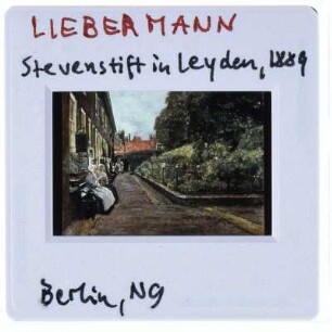 Liebermann, Stevenstift in Leiden