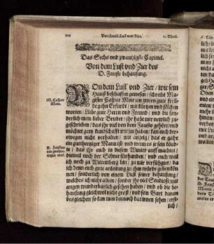 Das Sechs und zwantzigste Capittel. Von dem Luft und Zier des D. Fausti behausung