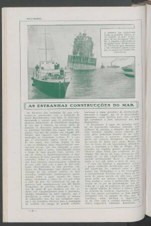 As estranhas construcções do mar