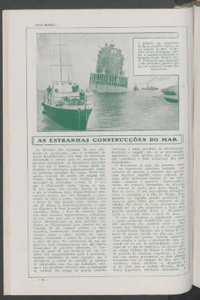As estranhas construcções do mar