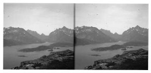 Lofoten (Norwegen). Blick über den Digermulenkollen