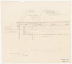 Mietshaus Schönwalder Allee (Haus Bernhardt), Berlin-Spandau Wiederaufbau: Dachdecken- und Gesimsausbildung 1:5