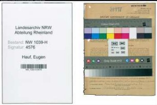 Entnazifizierung Eugen Hauf , geb. 16.01.1918 ()