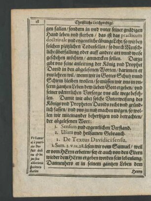 1. De Textus Davidici sensu.