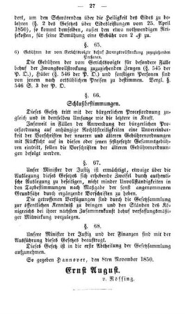 Schlußbestimmungen
