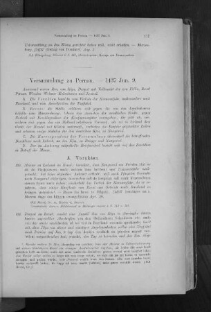 Versammlung zu Pernau. - 1437 Jun. 9.