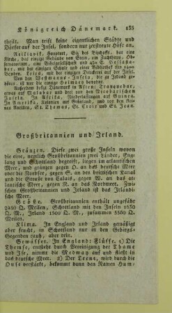 Großbritannien und Irland