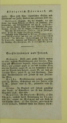 Großbritannien und Irland