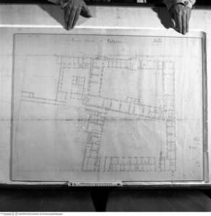 Grundriss, Palazzo Colonna, Gesamtanlage, Erdgeschoss