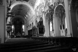 Steingaden: Inneres der Klosterkirche