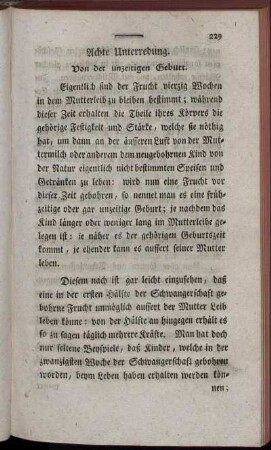 Achte Unterredung.