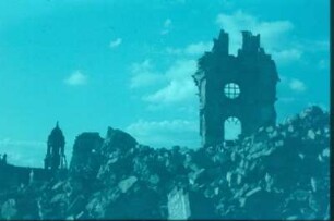 Dresden-Altstadt. Ruine der Frauenkirche