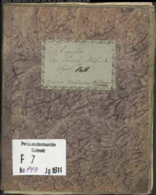 Zivilstandsregister der Munizipalität Hoetmar (GAHT 1811; GAHT 1812; GAHT 1813). (Gemeinde: Hoetmar, Kreis Warendorf)