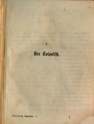 Schwarzwälder Dorfgeschichten, 1