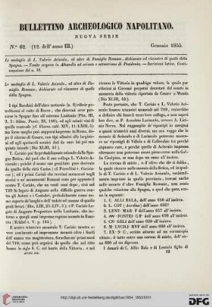 Nr. 62 (Gennaio 1855)