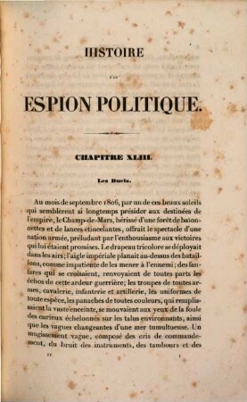 Histoire d'un espion politique sous la révolution, le consulat et l'empire, 4