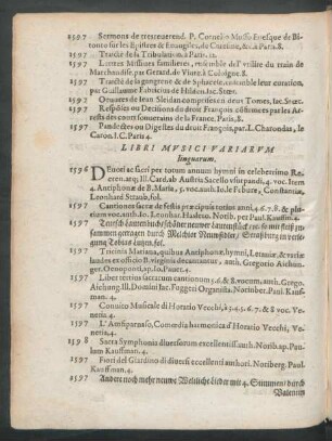 Libri Musici Variarum linguarum.