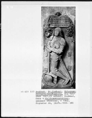 Grabmal des Hans von Haldermannstetten
