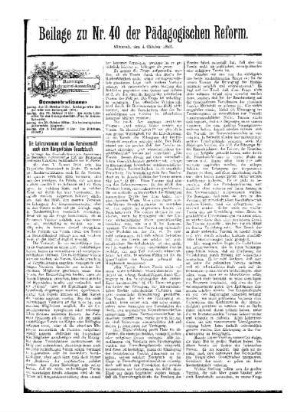 Hamburger Lehrmittel-Ausstellung ; Lehrervereine und das Vereinsrecht nach dem Bürgerlichen Gesetzbuch : Beilage zu Nr. 40 der Pädagogischen Reform