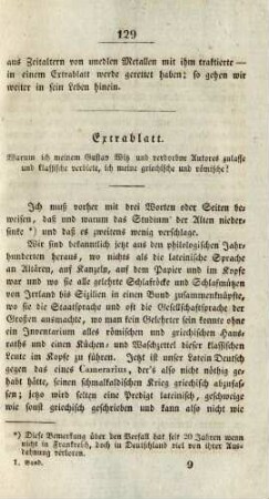 Extrablatt
