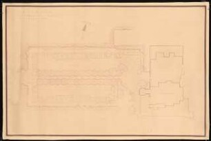 Hakeburg (Wohnsitz des Reichspostministers), Kleinmachnow: Garten an der Burg, Sommerblumenpflanzung 1:200