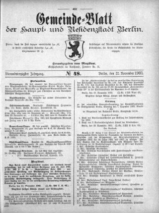 1903,48: No. 48, 22. November 1903