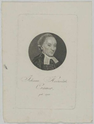 Bildnis des Johann Heinrich Cramer