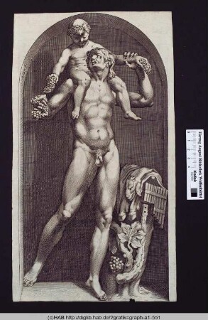 Faun mit jungem Bacchus.