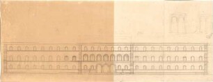 Gärtner, Friedrich von; München, Ludwigstr.; Staatsbibliothek - Ansicht