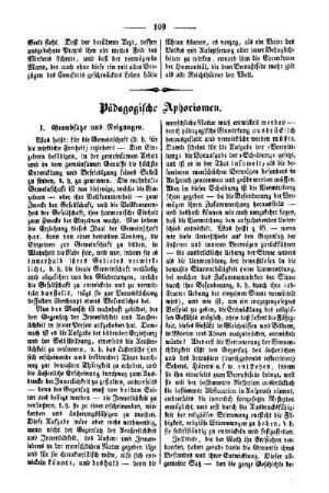 Pädagogische Aphorismen