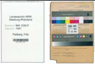 Entnazifizierung Fritz Padberg , geb. 18.02.1909 (Studienrat)