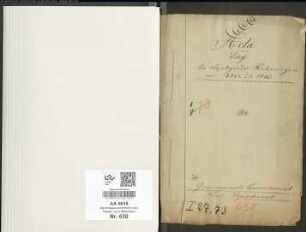 Allgemeines betr. die abzulegenden Rechnungen von 1812 und 1813