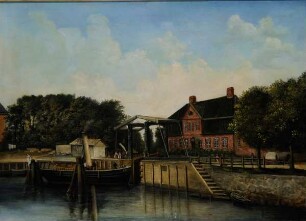 Schleuse am Eiderkanal in Rendsburg