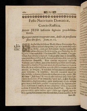 180-185, Concio Rustica