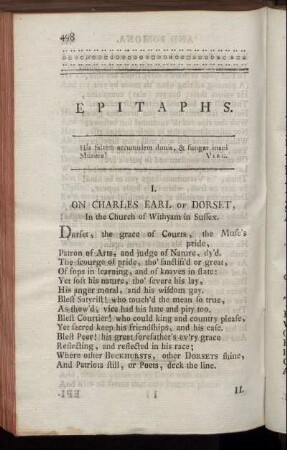 Epitaphs