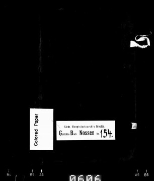 Gerichtshandelsbuch von Choren (bei Roßwein) und Starbach, Bd. 6