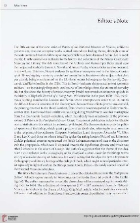Editor's Note