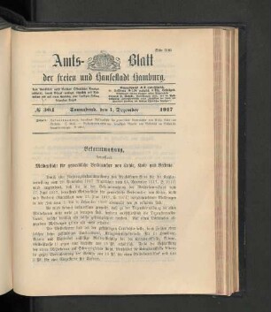 No. 304, 1. Dezember 1917