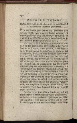 Dreyzehnter Abschnitt. Wirkung der franzoesischen Revoluzion auf den politischen Geist und Charakter des achtzehnten Jahrhunderts