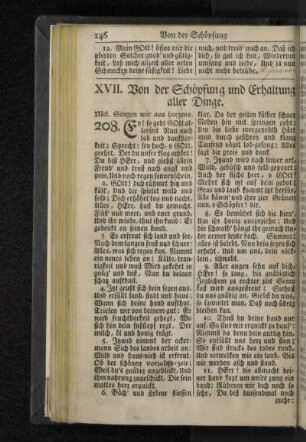 XVII. Von der Schöpfung und Erhaltung aller Dinge.