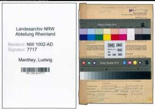 Entnazifizierung Ludwig Manthey, geb. 02.08.1914 (Kaufm.Angest.)