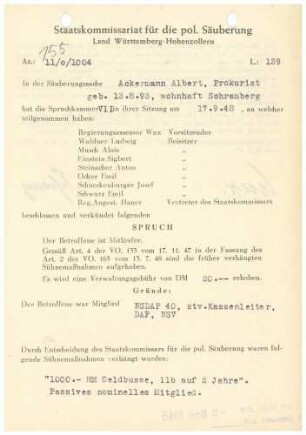 Ackermann, Albert