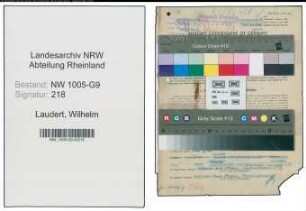 Entnazifizierung Wilhelm Laudert , geb. 10.05.1901 (Konstrukteur)