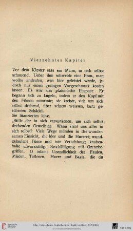 Vierzehntes Kapitel